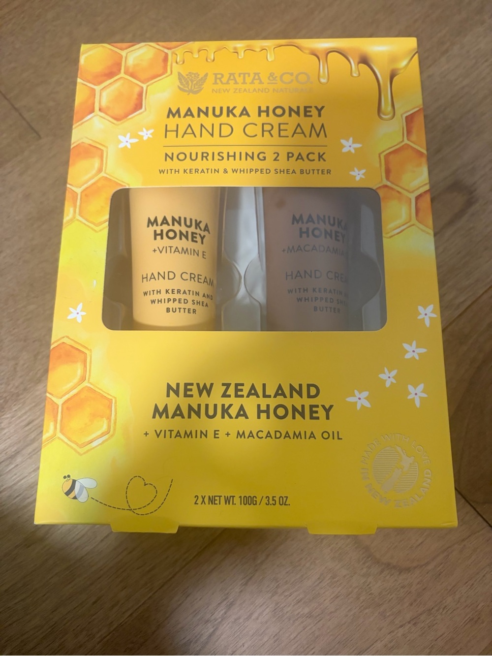 Manuka Honey Hand Cream 2-Pack - Yellow